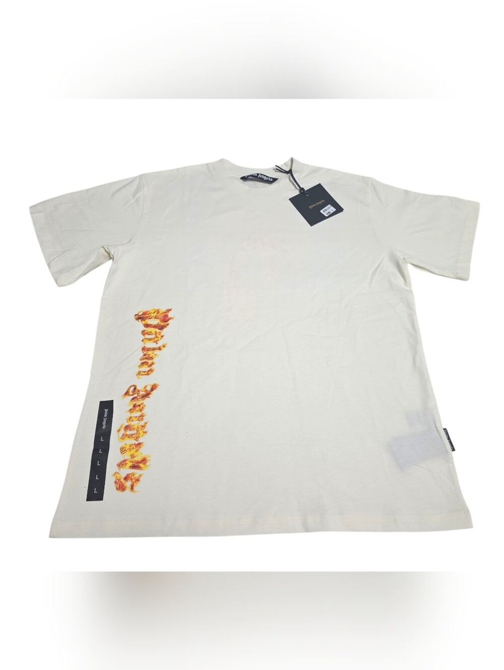 Palm Angels Burning Palm T-Shirt Sz Large New With Tags